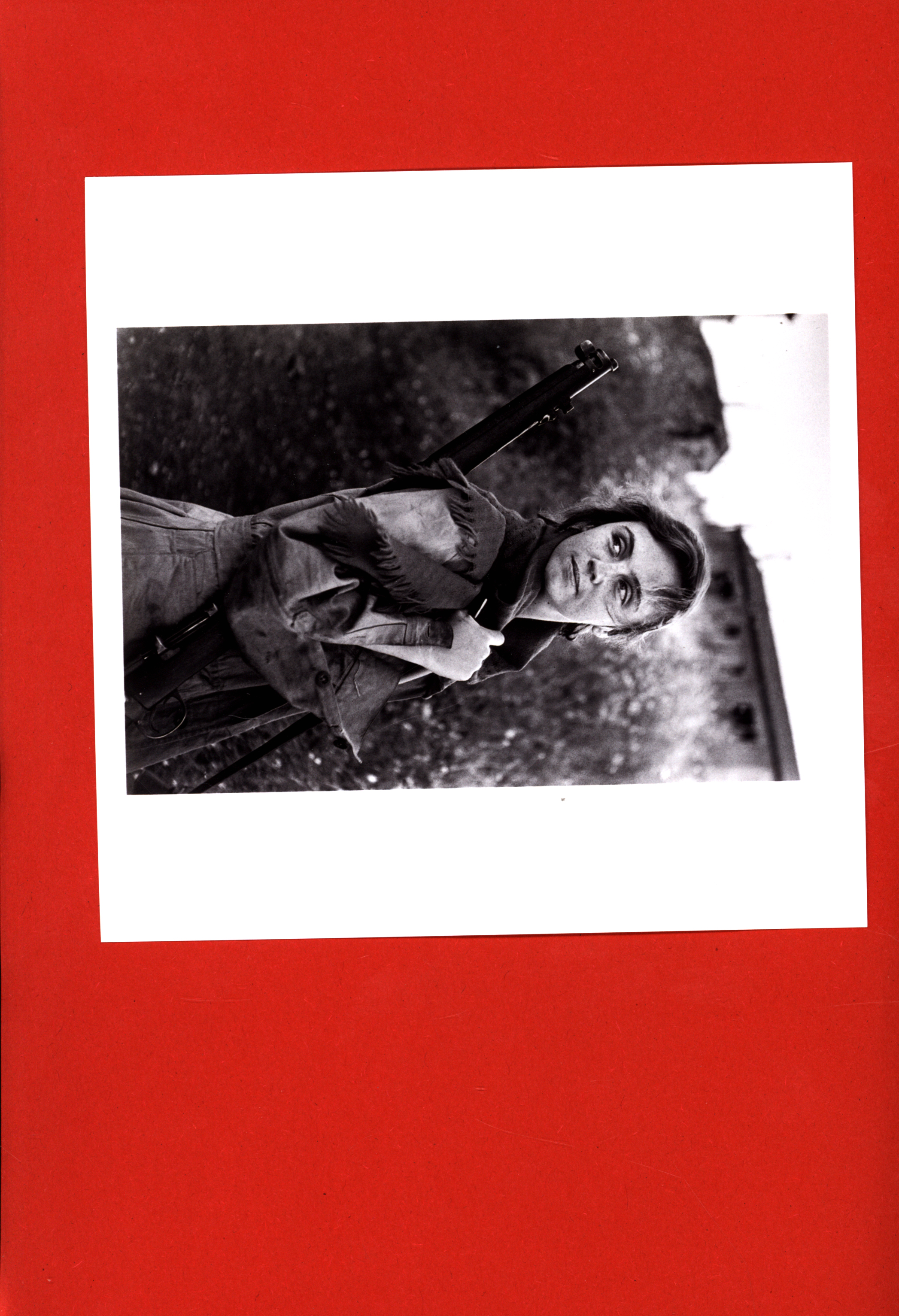 David Seymore, a young girl preparing for sentry duty 1951